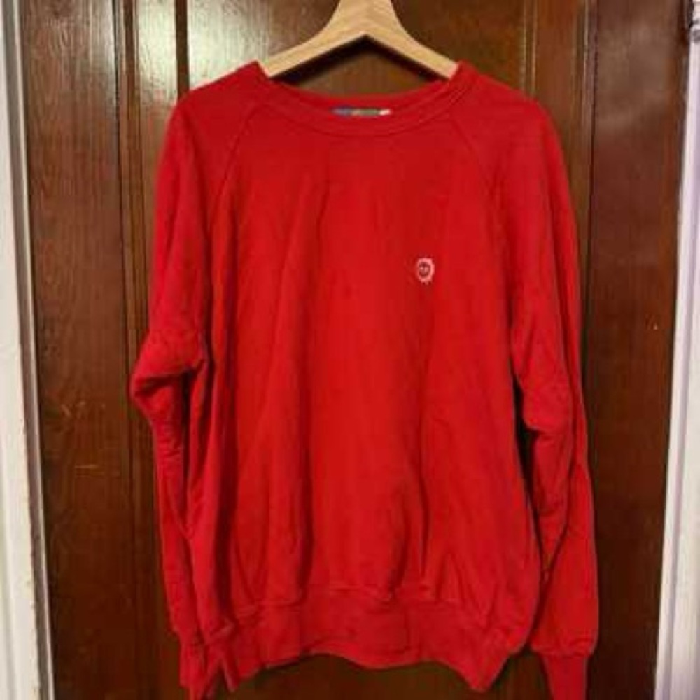 Men's Red Crewneck Sweater